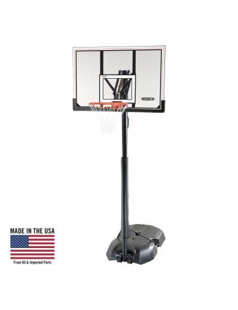 Adjustable Portable Basketball Hoop (50-Inch Polycarbonate) 170